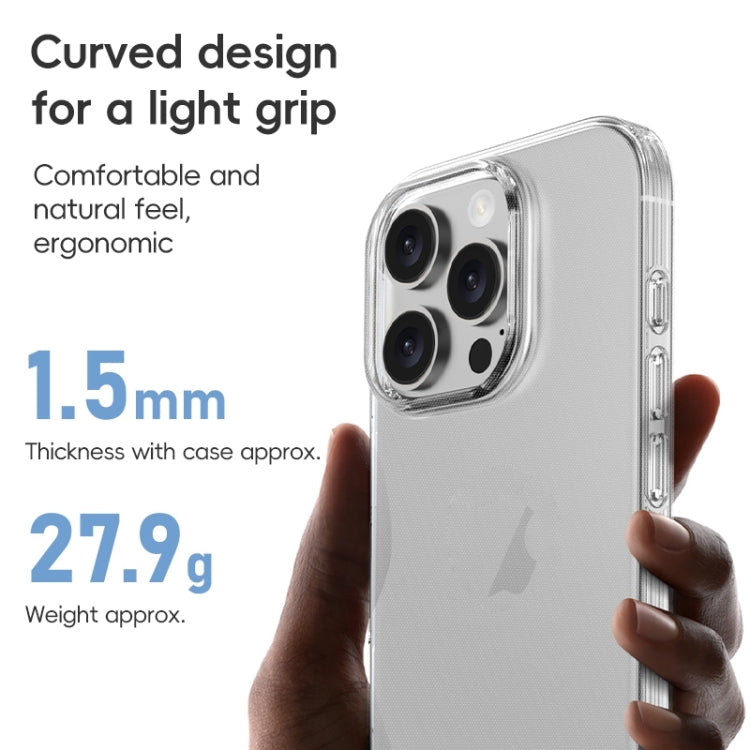 For iPhone 16 Pro Max ZGA Clear TPU Shockproof Phone Case(Transparent) - iPhone 16 Pro Max Cases by ZGA | Online Shopping South Africa | PMC Jewellery | Buy Now Pay Later Mobicred