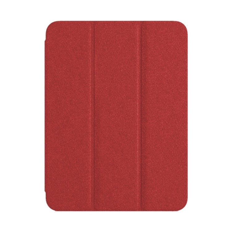 For iPad Air 10.9 2022 / 2020 ZGA Tri-Fold Voltage Smart Leather Tablet Case(Red) - free shipping - PMc TechLife - Order now!