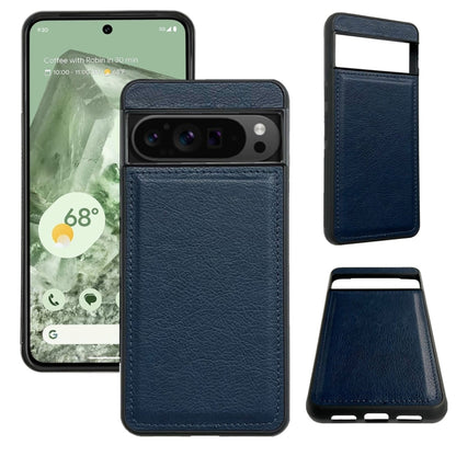 For Google Pixel 9 Pro XL Cowhide Texture Back Cover Phone Case(Royal Blue) - Google Cases by PMC Jewellery | Online Shopping South Africa | PMC Jewellery | Buy Now Pay Later Mobicred