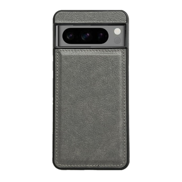 For Google Pixel 9 / Pixel 9 Pro Cowhide Texture Back Cover Phone Case(Grey) - Google Cases by PMC Jewellery | Online Shopping South Africa | PMC Jewellery | Buy Now Pay Later Mobicred