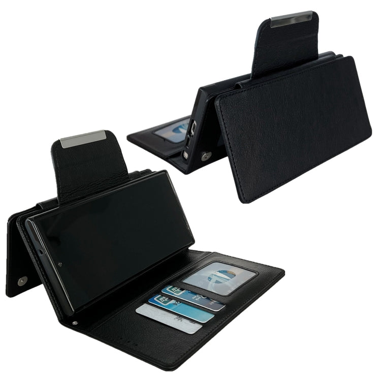 For Google Pixel 8 Pro Multifunctional 7-Card Wallet Leather Phone Case(Black) - Google Cases by PMC TechLife | Online Shopping South Africa | PMC TechLife | Buy Now Pay Later Mobicred