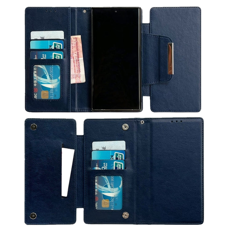For Google Pixel 8 Pro Multifunctional 7-Card Wallet Leather Phone Case(Royal Blue) - Google Cases by PMC TechLife | Online Shopping South Africa | PMC TechLife | Buy Now Pay Later Mobicred