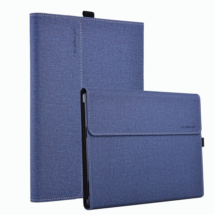For Microsoft Surface Pro 10 Cloth Texture PC Tablet Protective Case(Dark Blue) - Others by PMC TechLife | Online Shopping South Africa | PMC TechLife | Buy Now Pay Later Mobicred