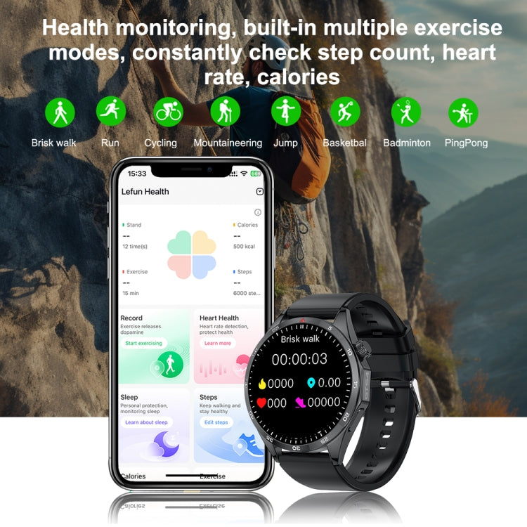 LEMFO GTS4/LT09 1.5 inch IP67 Fitness Wellness Smart Watch Support Bluetooth Call / Sleep / Blood Oxygen / Heart Rate Health Monitor, Silicone Strap(Silver) - Smart Watches by LEMFO | Online Shopping South Africa | PMC Jewellery | Buy Now Pay Later Mobicred