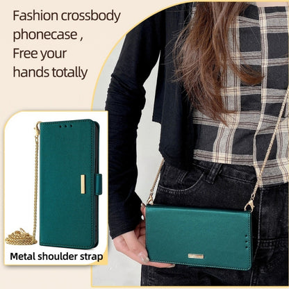 For Huawei Pura 70 Pro / 70 Pro+ 5G Crossbody Chain Leather Phone Case(Green) - Huawei Cases by PMC Jewellery | Online Shopping South Africa | PMC Jewellery | Buy Now Pay Later Mobicred