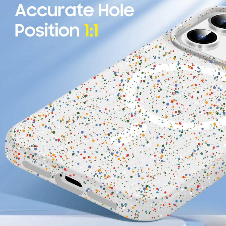 For iPhone 16 Colorful Frosted Magsafe PC Hybrid TPU Phone Case(Blue) - iPhone 16 Cases by PMC TechLife | Online Shopping South Africa | PMC TechLife | Buy Now Pay Later Mobicred