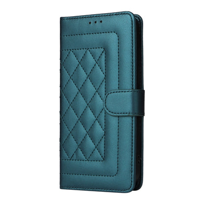 For Google Pixel 9 Diamond Lattice Leather Flip Phone Case(Green) - Google Cases by PMC Jewellery | Online Shopping South Africa | PMC Jewellery | Buy Now Pay Later Mobicred