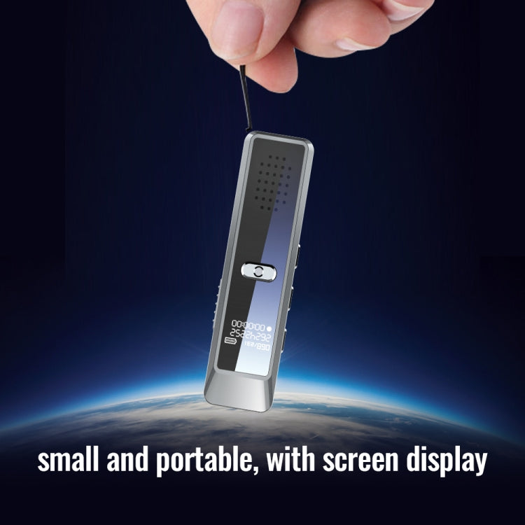 JNN Q7 Mini Portable Voice Recorder with OLED Screen, Memory:4GB(Metal Gray) - Recording Pen by JNN | Online Shopping South Africa | PMC TechLife | Buy Now Pay Later Mobicred
