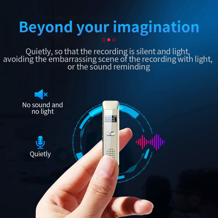 JNN Q7 Mini Portable Voice Recorder with OLED Screen, Memory:16GB(Gold) - Recording Pen by JNN | Online Shopping South Africa | PMC Jewellery | Buy Now Pay Later Mobicred