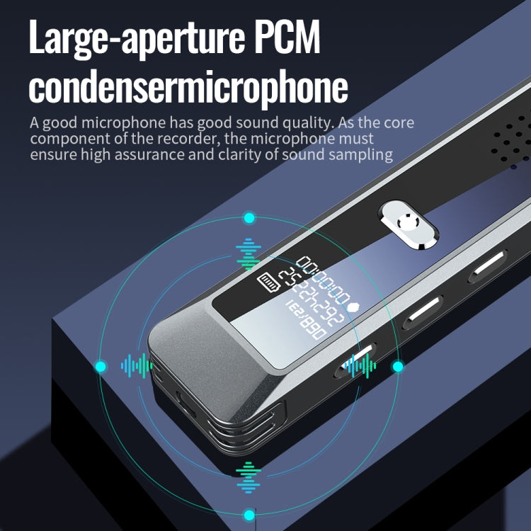 JNN Q7 Mini Portable Voice Recorder with OLED Screen, Memory:16GB(Metal Gray) - Recording Pen by JNN | Online Shopping South Africa | PMC TechLife | Buy Now Pay Later Mobicred
