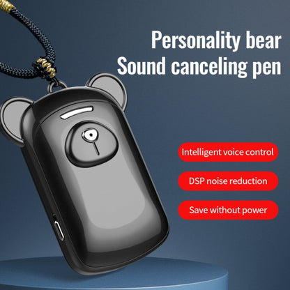 JNN Q6 Bear Smart Noise Cancelling Voice Recorder, Memory:32GB(Black) - Recording Pen by JNN | Online Shopping South Africa | PMC Jewellery | Buy Now Pay Later Mobicred