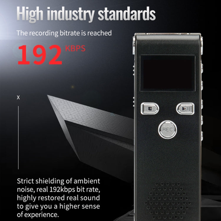 JNN X18 Mini Smart HD Noise Cancelling Voice Recorder, Memory:16GB(Black) - Recording Pen by JNN | Online Shopping South Africa | PMC TechLife | Buy Now Pay Later Mobicred