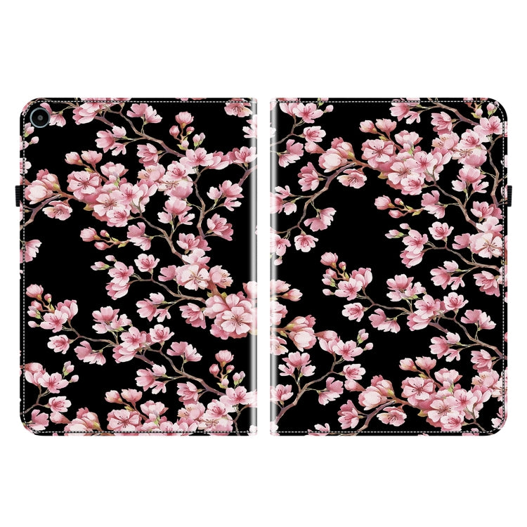 For Huawei MatePad SE 10.4 Crystal Texture Painted Leather Smart Tablet Case(Plum Bossom) - Huawei by PMC TechLife | Online Shopping South Africa | PMC TechLife | Buy Now Pay Later Mobicred