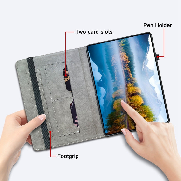 For Lenovo Tab P11 Gen 2 11.5 Crystal Texture Painted Leather Tablet Case(Cat Reflection Tiger) - free shipping - PMC TechLife - Order now!