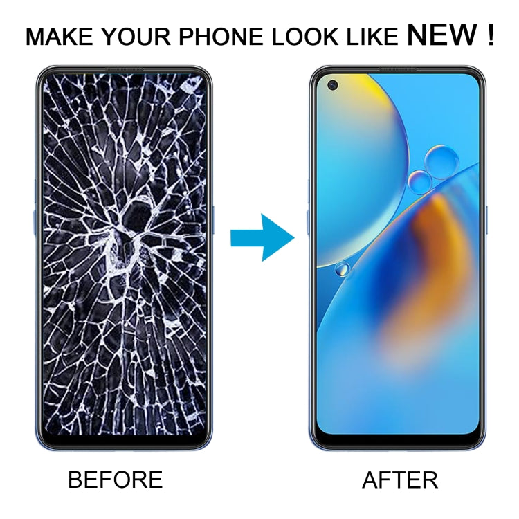For OPPO F19 Original AMOLED LCD Screen Digitizer Full Assembly with Frame - LCD Screen by PMC TechLife | Online Shopping South Africa | PMC TechLife | Buy Now Pay Later Mobicred
