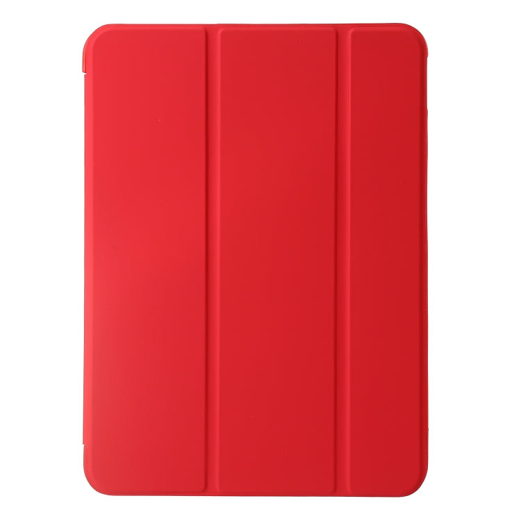 For iPad Pro 13 2024 Three-fold Holder Flip Tablet Leather Case(Red) - iPad Pro 13 2024 Cases by PMC TechLife | Online Shopping South Africa | PMC TechLife | Buy Now Pay Later Mobicred