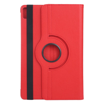 For iPad Pro 13 2024 360 Degree Rotation Litchi Texture Leather Tablet Case with Holder(Red) - iPad Pro 13 2024 Cases by PMC Jewellery | Online Shopping South Africa | PMC Jewellery | Buy Now Pay Later Mobicred