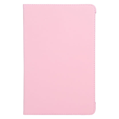 For iPad Pro 13 2024 360 Degree Rotation Litchi Texture Leather Tablet Case with Holder(Pink) - iPad Pro 13 2024 Cases by PMC Jewellery | Online Shopping South Africa | PMC Jewellery | Buy Now Pay Later Mobicred