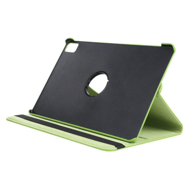 For iPad Pro 13 2024 360 Degree Rotation Litchi Texture Leather Tablet Case with Holder(Green) - iPad Pro 13 2024 Cases by PMC Jewellery | Online Shopping South Africa | PMC Jewellery | Buy Now Pay Later Mobicred