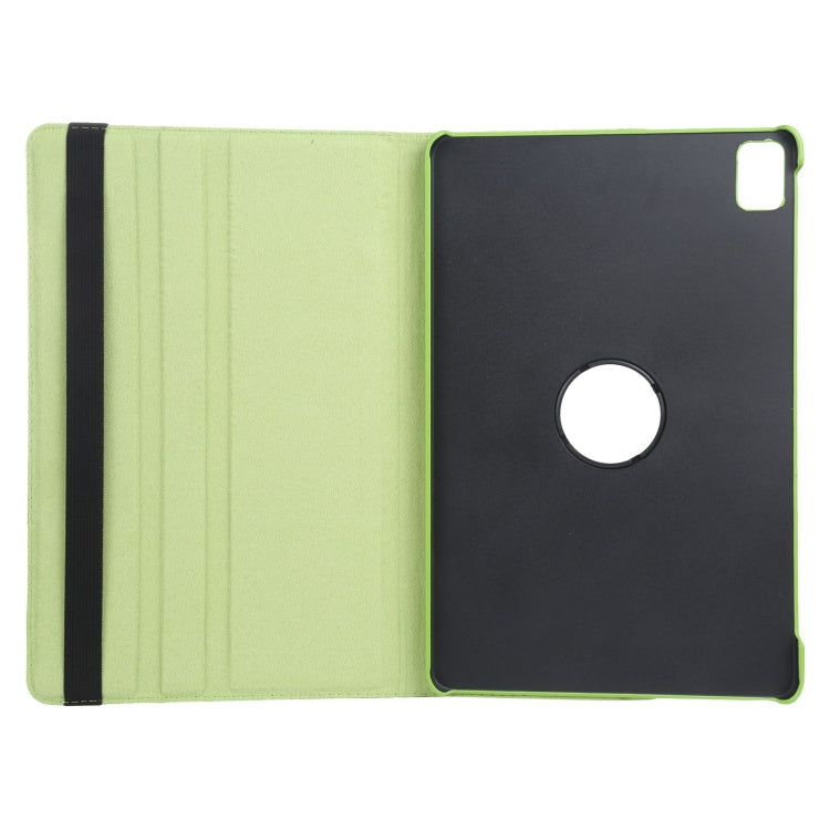 For iPad Pro 11 2024 360 Degree Rotation Litchi Texture Leather Tablet Case with Holder(Green) - iPad Pro 11 2024 Cases by PMC TechLife | Online Shopping South Africa | PMC TechLife | Buy Now Pay Later Mobicred