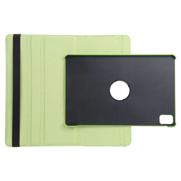 For iPad Pro 11 2024 360 Degree Rotation Litchi Texture Leather Tablet Case with Holder(Green) - iPad Pro 11 2024 Cases by PMC TechLife | Online Shopping South Africa | PMC TechLife | Buy Now Pay Later Mobicred