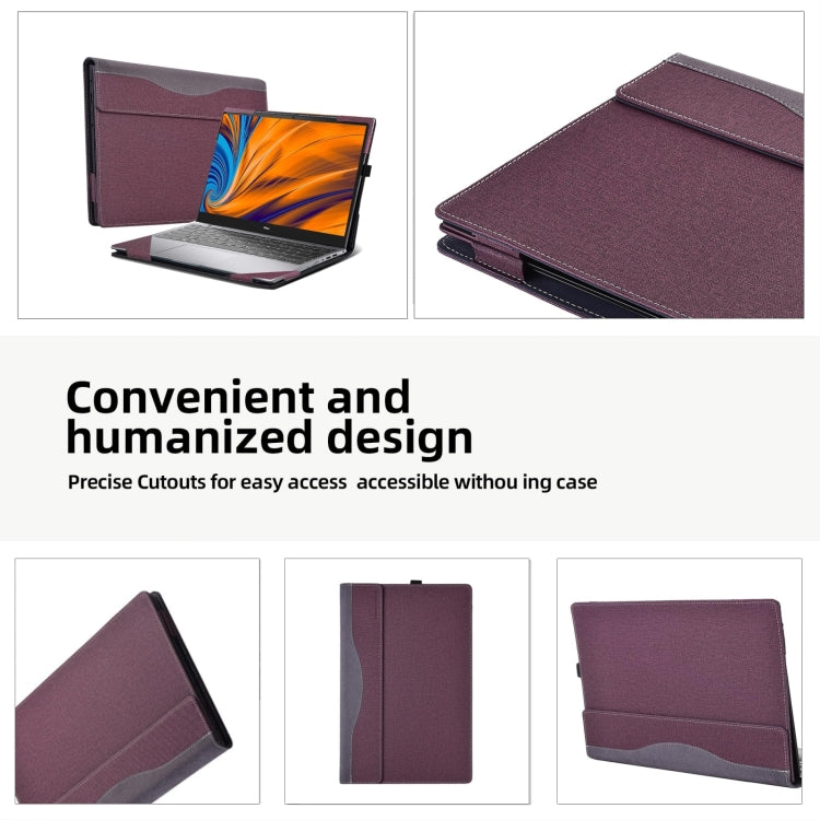 For HP Elitebook 840 G7 / 845 G7 / G8 Leather Laptop Shockproof Protective Case(Dark Blue) - Screen & Keyboard Cover by PMC Jewellery | Online Shopping South Africa | PMC Jewellery | Buy Now Pay Later Mobicred