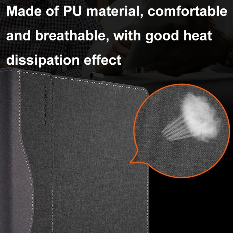For HP Pro X360 435 13.3 inch G10 Leather Laptop Shockproof Protective Case(Black) - free shipping - PMC Jewellery - Order now!
