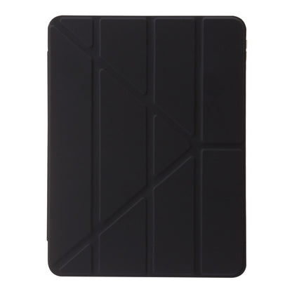 For iPad Pro 11 2024 Clear Acrylic Deformation Leather Tablet Case(Black) - iPad Pro 11 2024 Cases by PMC Jewellery | Online Shopping South Africa | PMC Jewellery | Buy Now Pay Later Mobicred