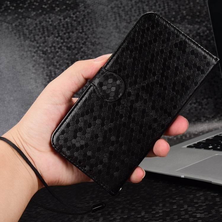 For Huawei Pura 70 Ultra Honeycomb Dot Texture Leather Phone Case(Black) - Huawei Cases by PMC Jewellery | Online Shopping South Africa | PMC Jewellery | Buy Now Pay Later Mobicred