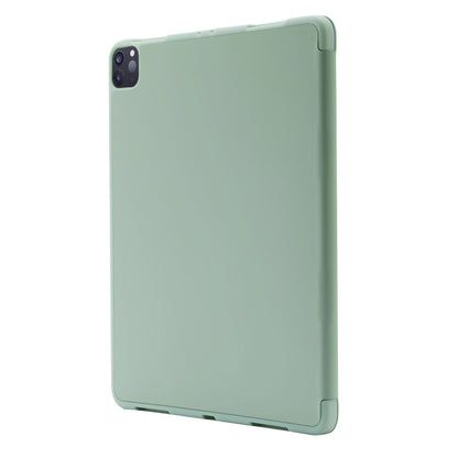 For iPad Pro 13 2024 Skin Feel Tri-fold Leather Tablet Case with Pen Slot(Matcha Green) - iPad Pro 13 2024 Cases by PMC Jewellery | Online Shopping South Africa | PMC Jewellery | Buy Now Pay Later Mobicred