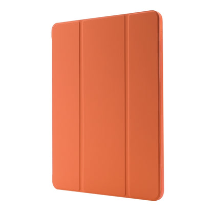 For iPad Pro 13 2024 Skin Feel Tri-fold Leather Tablet Case with Pen Slot(Orange) - iPad Pro 13 2024 Cases by PMC Jewellery | Online Shopping South Africa | PMC Jewellery | Buy Now Pay Later Mobicred