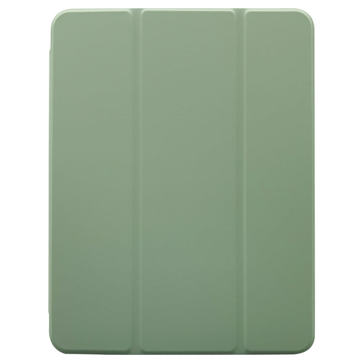 For iPad Pro 11 2024 3-folding Electric Pressed Skin Texture Leather Tablet Case(Green) - iPad Pro 11 2024 Cases by PMC Jewellery | Online Shopping South Africa | PMC Jewellery | Buy Now Pay Later Mobicred