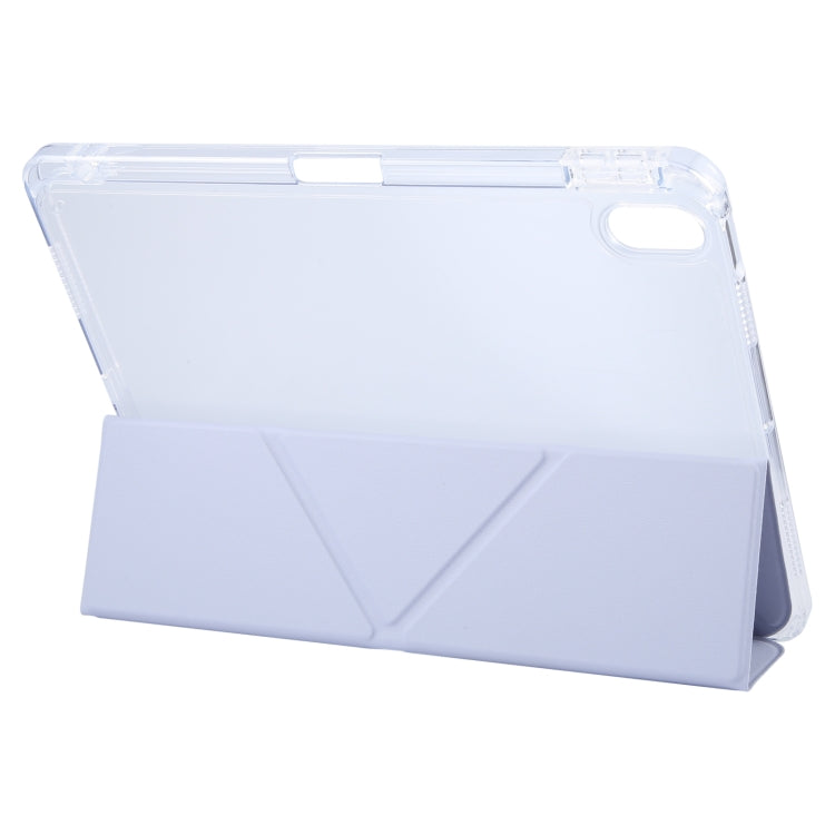 For iPad 2025 / 2022 GEBEI Deformation Leather Tablet Case(Purple) - free shipping - PMc TechLife - Order now!