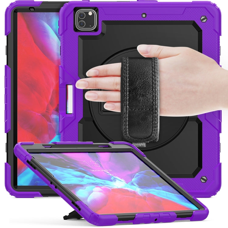 For iPad Pro 13 2024 Silicone + PC Tablet Protective Case(Purple+Black) - iPad Pro 13 2024 Cases by PMC Jewellery | Online Shopping South Africa | PMC Jewellery | Buy Now Pay Later Mobicred