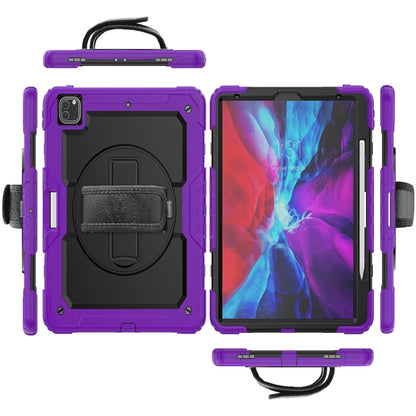 For iPad Pro 13 2024 Silicone + PC Tablet Protective Case(Purple+Black) - iPad Pro 13 2024 Cases by PMC Jewellery | Online Shopping South Africa | PMC Jewellery | Buy Now Pay Later Mobicred