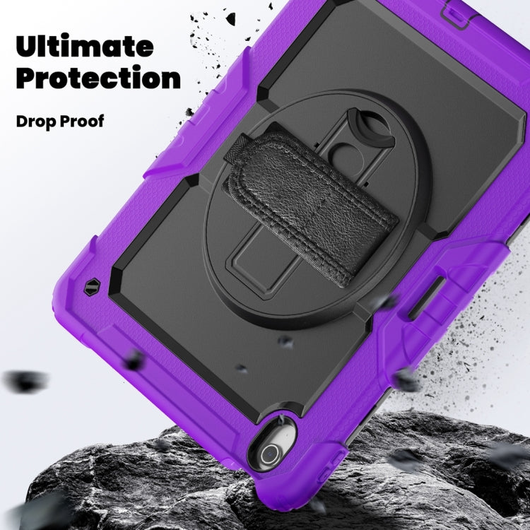 For iPad Air 13 2024 Silicone + PC Tablet Protective Case(Purple+Black) - iPad Air 13 2024 Cases by PMC Jewellery | Online Shopping South Africa | PMC Jewellery | Buy Now Pay Later Mobicred