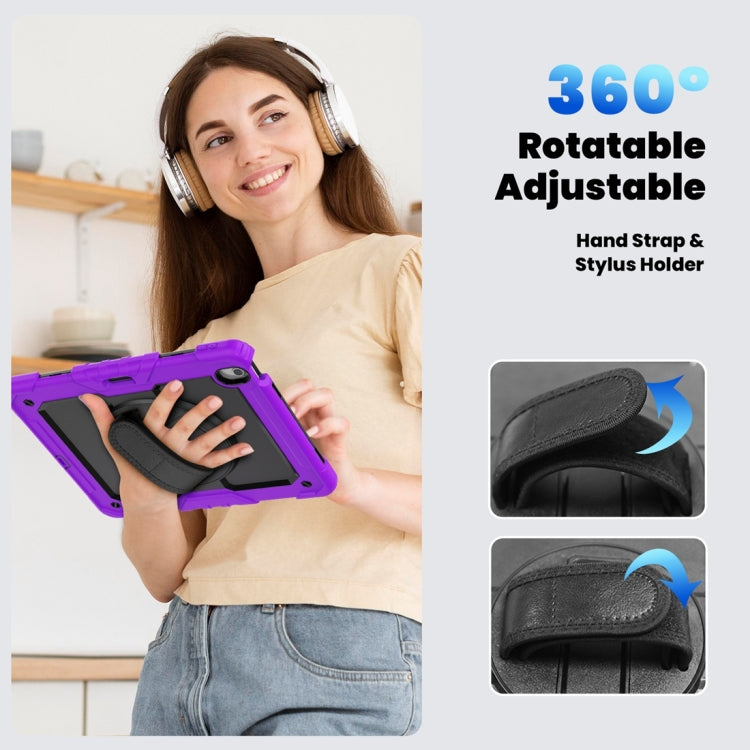 For iPad Air 13 2024 Silicone + PC Tablet Protective Case(Purple+Black) - iPad Air 13 2024 Cases by PMC TechLife | Online Shopping South Africa | PMC TechLife | Buy Now Pay Later Mobicred