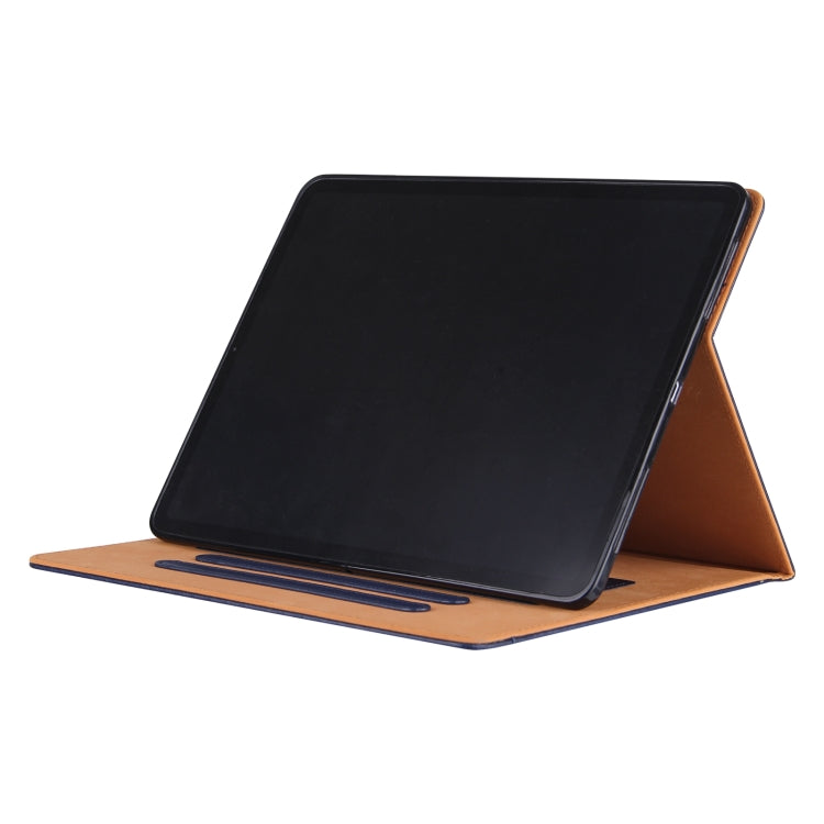 For iPad Pro 13 2024 Solid Color Metal Buckle Leather Smart Tablet Case(Royal Blue) - iPad Pro 13 2024 Cases by PMC TechLife | Online Shopping South Africa | PMC TechLife | Buy Now Pay Later Mobicred