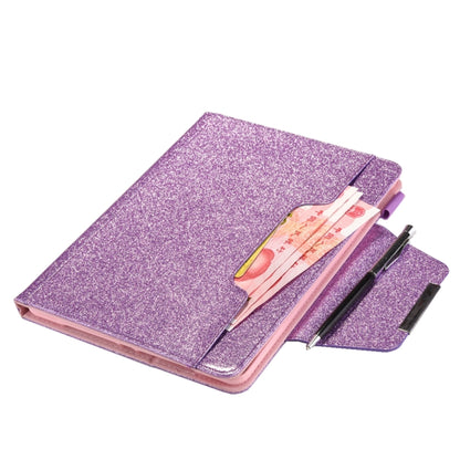 For iPad Pro 11 2024 Glitter Metal Buckle Leather Smart Tablet Case(Purple) - iPad Pro 11 2024 Cases by PMC Jewellery | Online Shopping South Africa | PMC Jewellery | Buy Now Pay Later Mobicred