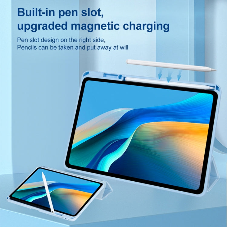 For Huawei MatePad 11 2021 / 2023 Clear Acrylic Deformation Leather Tablet Case(Black) - free shipping - PMC TechLife - Order now!