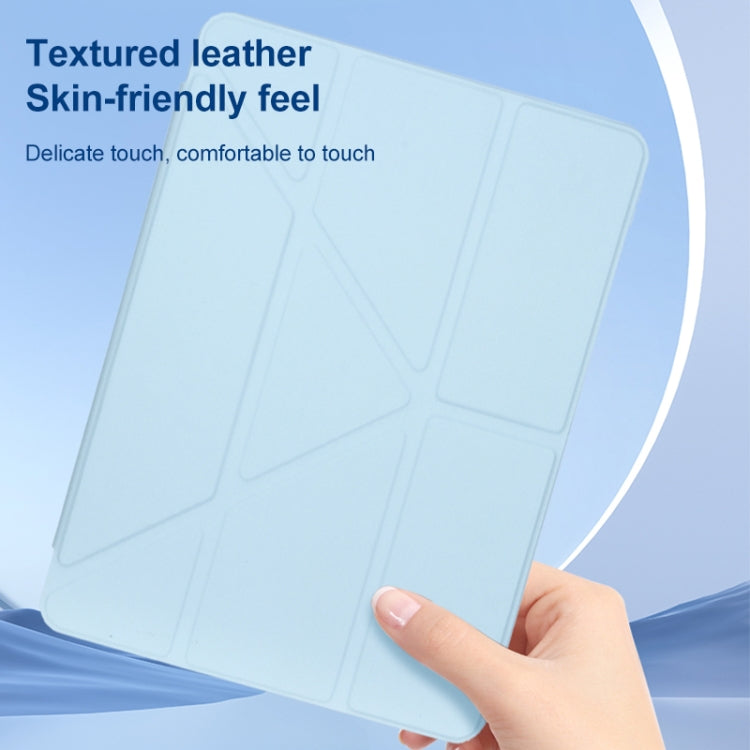 For Huawei MatePad 11 2021 / 2023 Clear Acrylic Deformation Leather Tablet Case(Dark Blue) - Huawei by PMC TechLife | Online Shopping South Africa | PMC TechLife | Buy Now Pay Later Mobicred