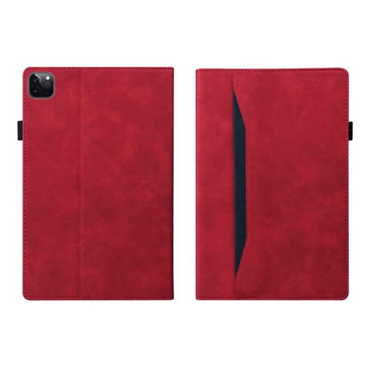 For iPad Pro 13 2024 Splicing Shockproof Leather Tablet Case(Red) - iPad Pro 13 2024 Cases by PMC Jewellery | Online Shopping South Africa | PMC Jewellery | Buy Now Pay Later Mobicred