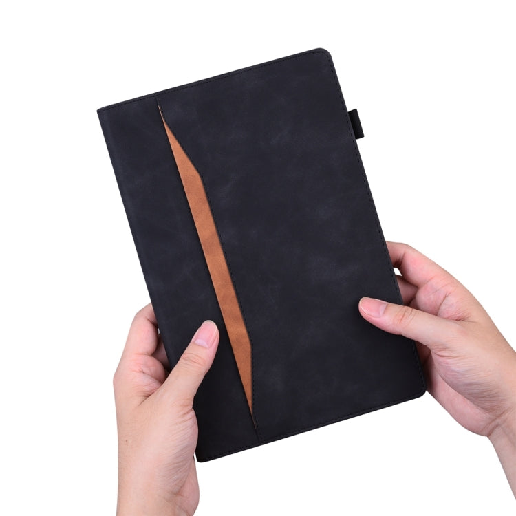 For iPad Pro 13 2024 Splicing Shockproof Leather Tablet Case(Black) - free shipping - PMC TechLife - Order now!