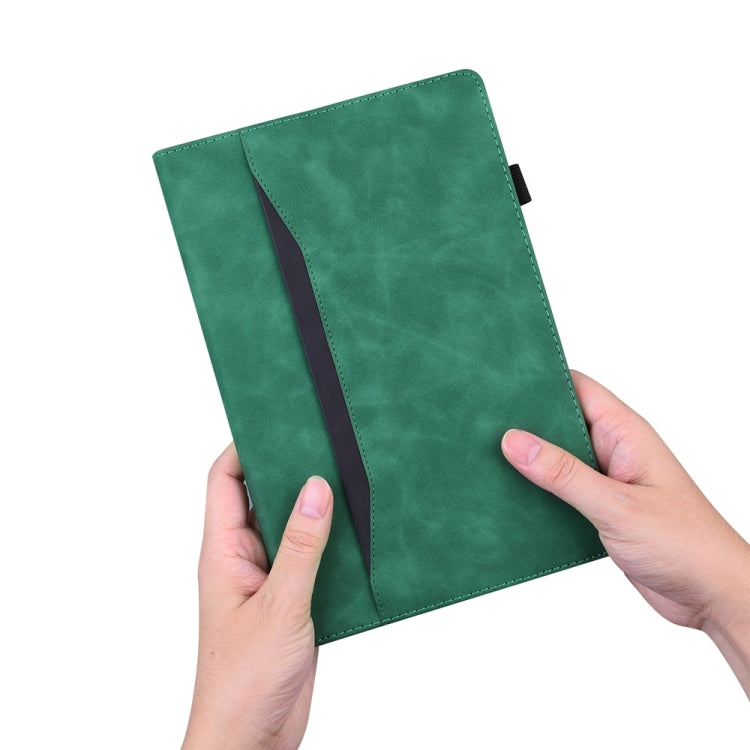 For iPad Pro 11 2024 Splicing Shockproof Leather Tablet Case(Green) - iPad Pro 11 2024 Cases by PMC Jewellery | Online Shopping South Africa | PMC Jewellery | Buy Now Pay Later Mobicred