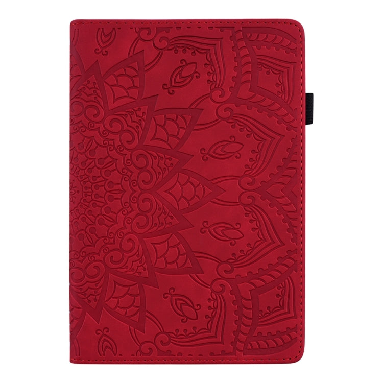 For iPad Pro 11 2024 Calf Texture Embossed Leather Tablet Case(Red) - iPad Pro 11 2024 Cases by PMC TechLife | Online Shopping South Africa | PMC TechLife | Buy Now Pay Later Mobicred