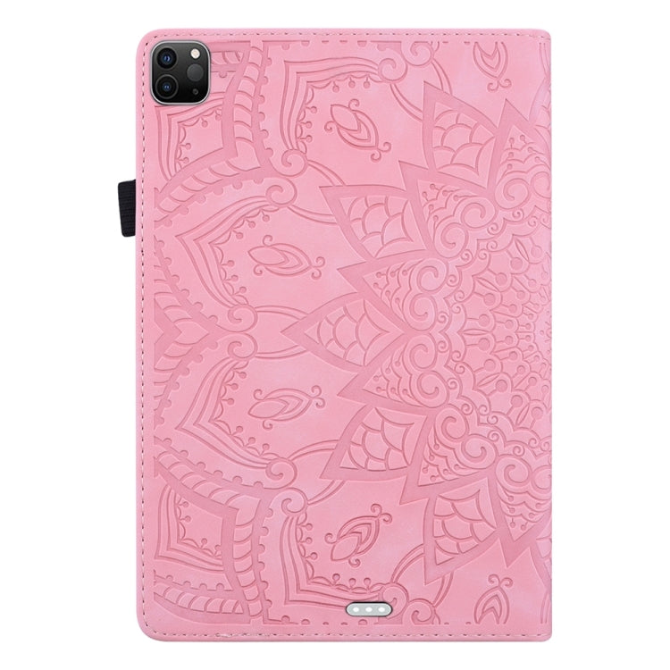 For iPad Pro 11 2024 Calf Texture Embossed Leather Tablet Case(Pink) - iPad Pro 11 2024 Cases by PMC TechLife | Online Shopping South Africa | PMC TechLife | Buy Now Pay Later Mobicred
