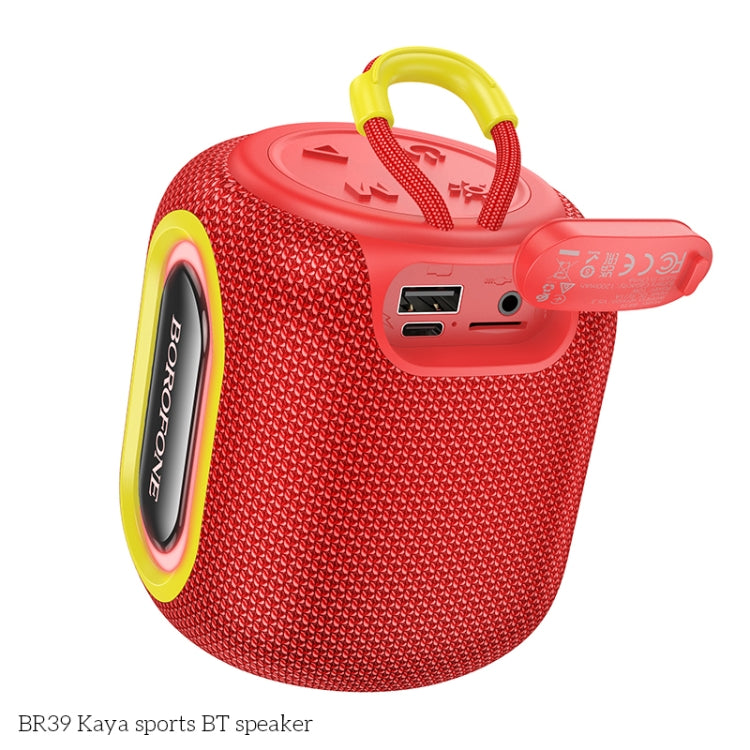 Borofone BR39 Portable Kaya Sports BT Speaker(Red) - Desktop Speaker by Borofone | Online Shopping South Africa | PMC Jewellery | Buy Now Pay Later Mobicred