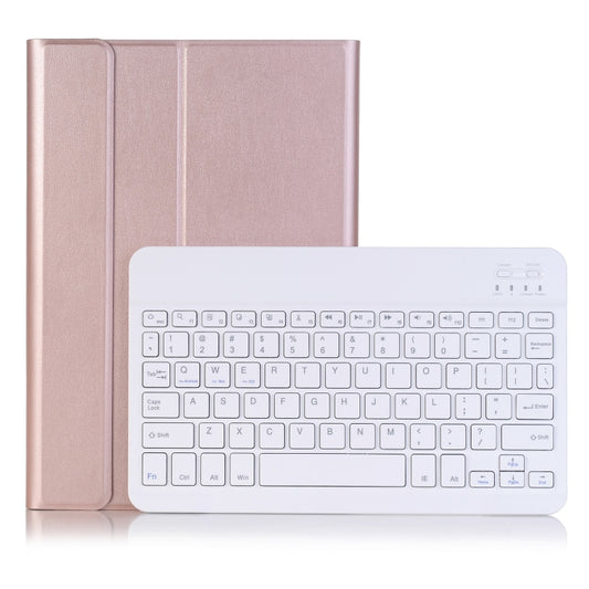 For iPad Pro 11 2024 A13B Lambskin Texture Bluetooth Touch Keyboard Leather Tablet Case with Pen Slot(Rose Gold) - For iPad Pro by PMC Jewellery | Online Shopping South Africa | PMC Jewellery | Buy Now Pay Later Mobicred