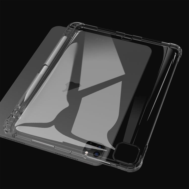 For iPad Pro 11 2024 Highly Transparent TPU Full Thicken Corners Shockproof Protective Case with Pen Slot(Transparent) - iPad Pro 11 2024 Cases by PMC Jewellery | Online Shopping South Africa | PMC Jewellery | Buy Now Pay Later Mobicred