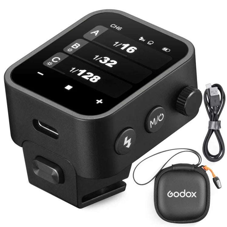 Godox X3 TTL Wireless Flash Trigger Touch Screen Flash Transmitter For Canon(Black) - free shipping - PMC TechLife - Order now!